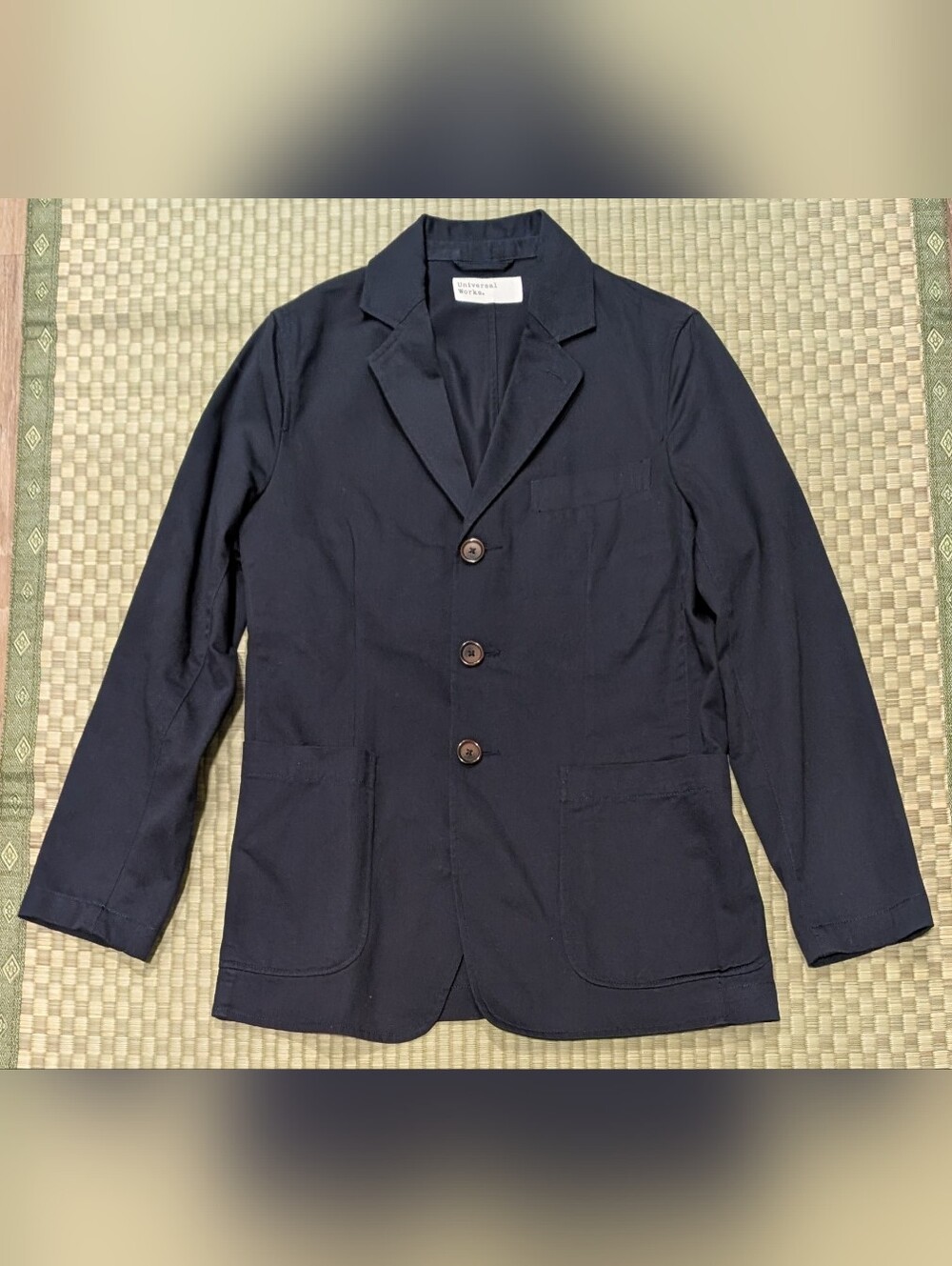 Universal Works Cotton Blazer Dark Navy Men's Size XS